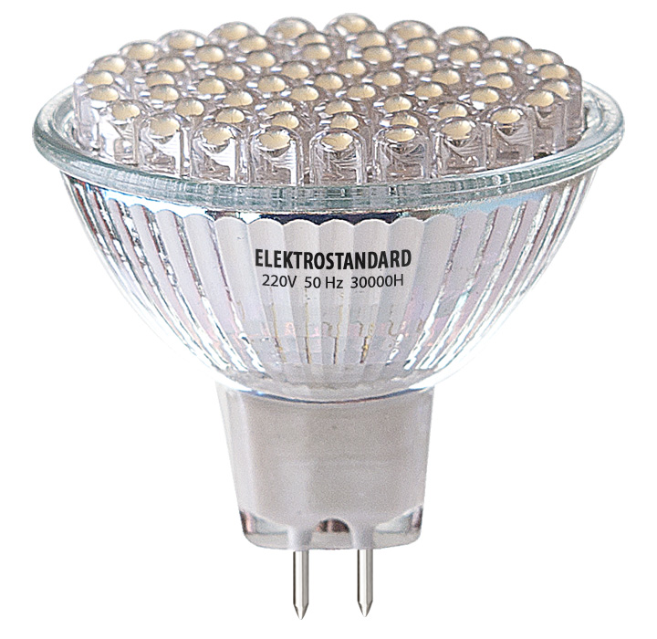 JCDR 60LED G5.3 AC 220V, Лампа светодиодная JCDR 60LED G5.3 AC 220V 120° белый